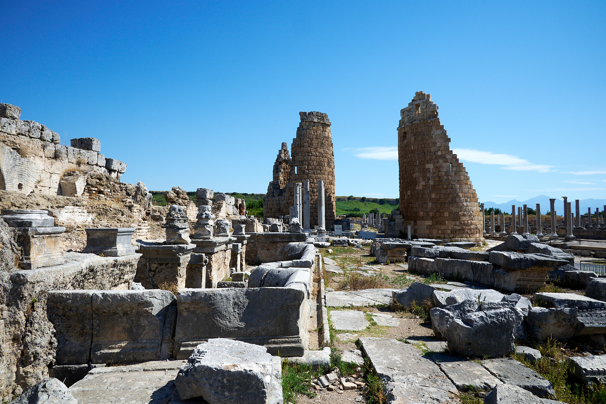 The Gates of Perge Ancient City