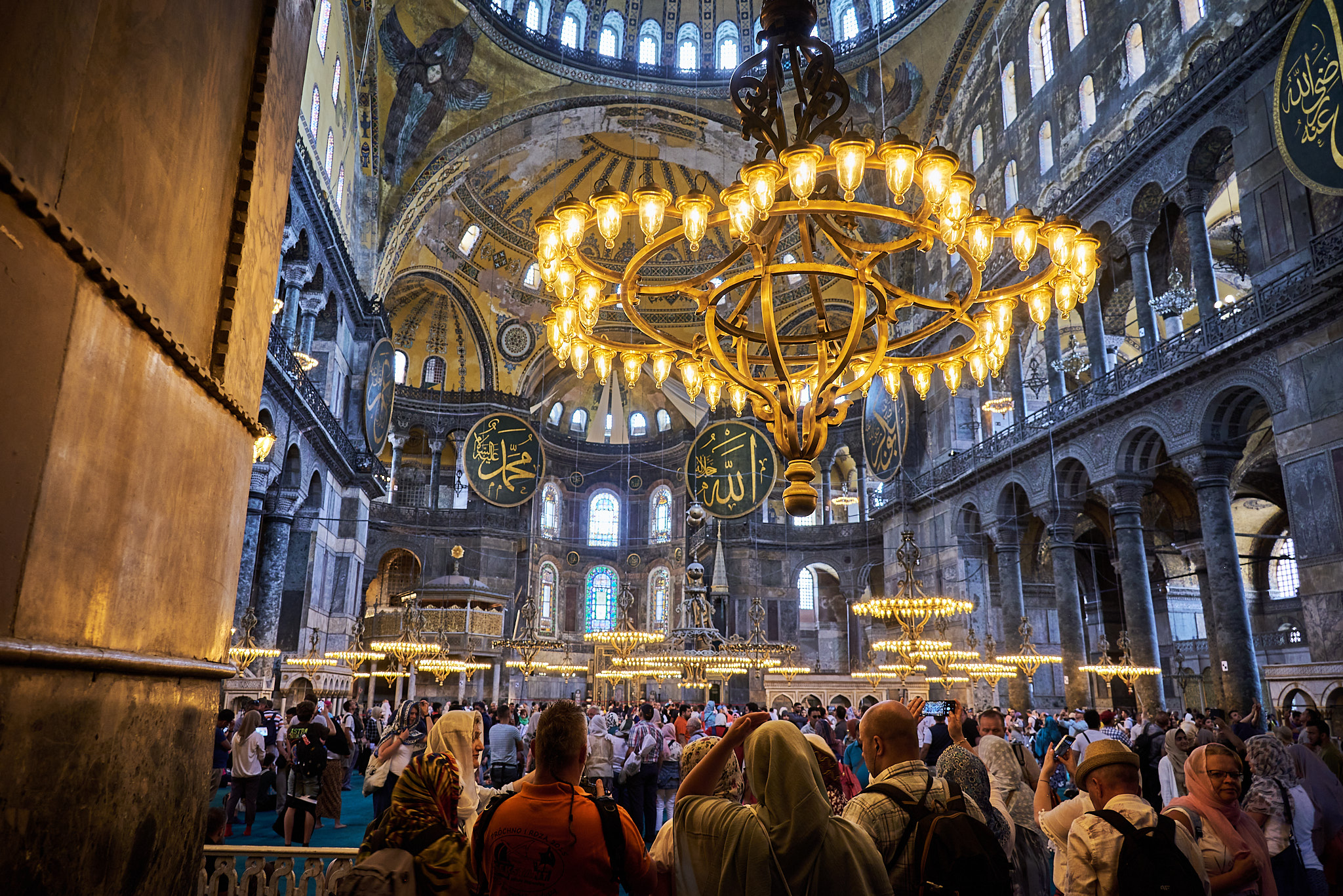 Interior of the Hagia Sophia