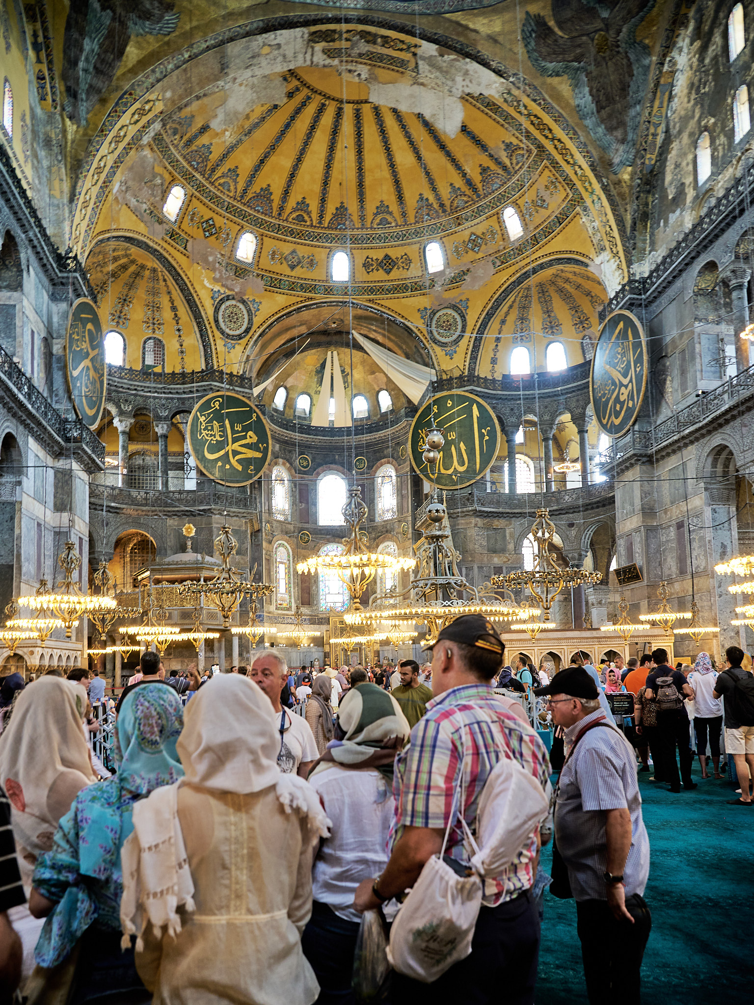 Interior of the Hagia Sophia