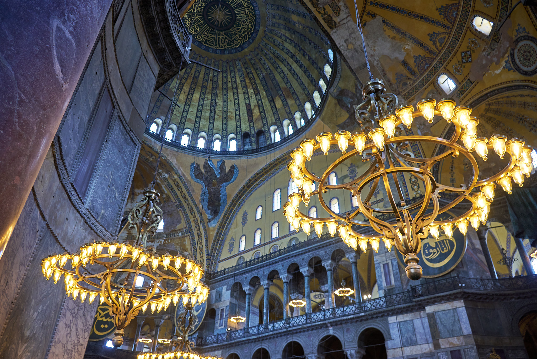 Interior of the Hagia Sophia