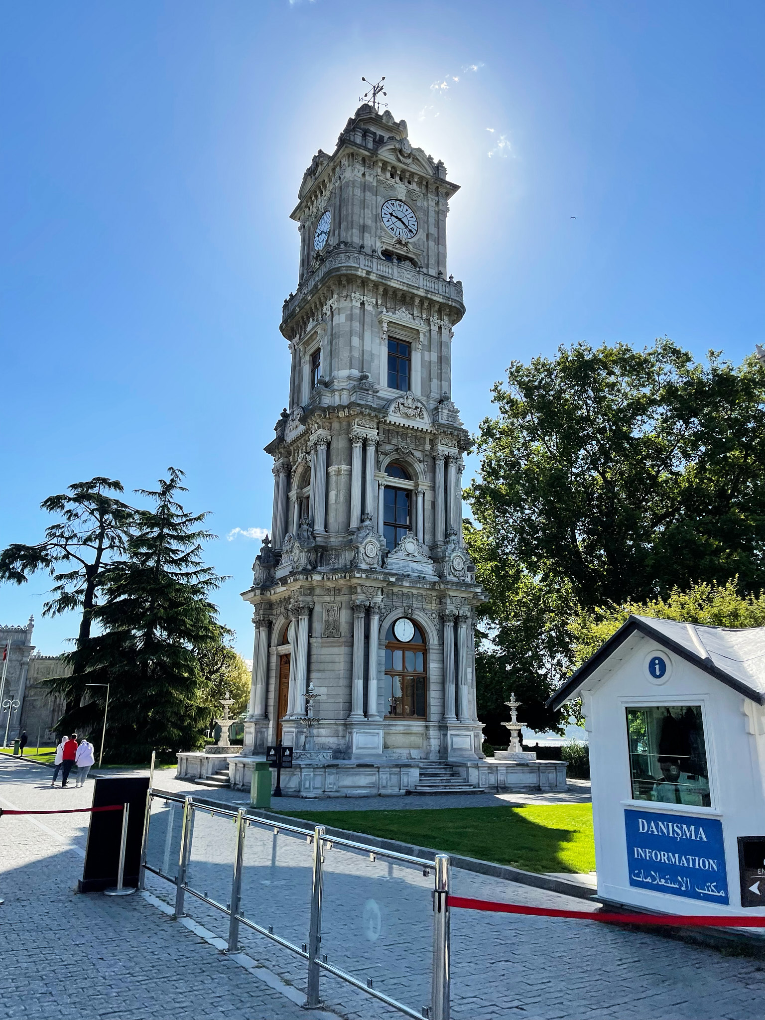 Clock Tower at Dolmabahçe Palace