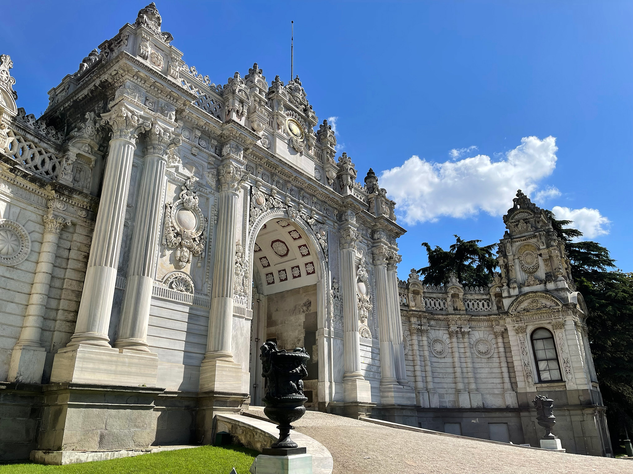 Gate of the Treasury at Dolmabahçe Palace