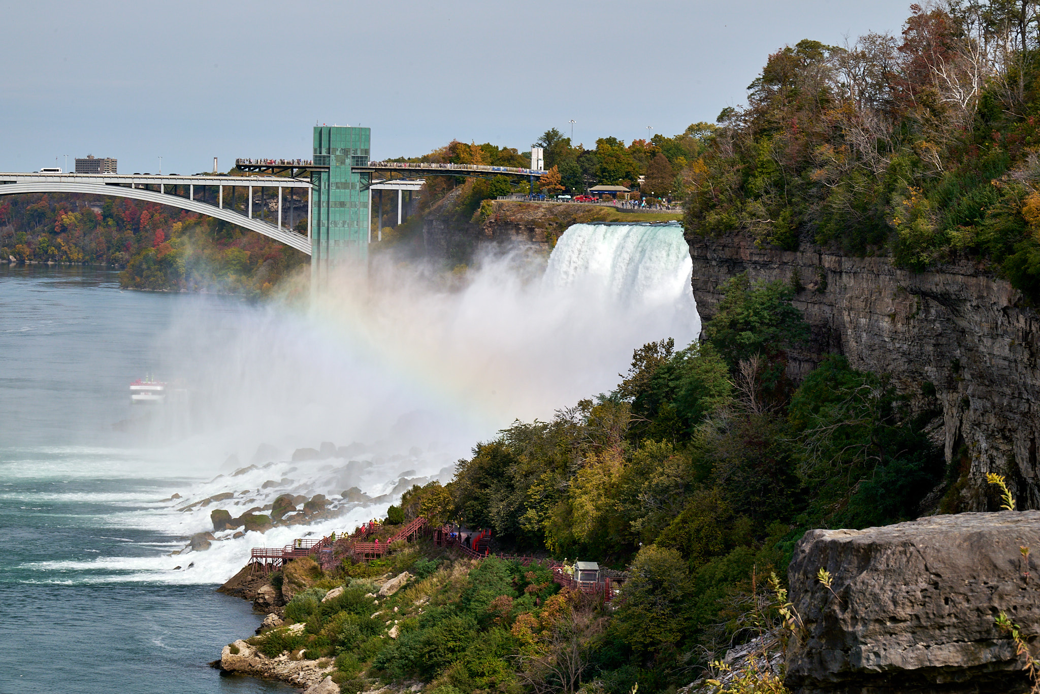 A Rainbow by the Falls