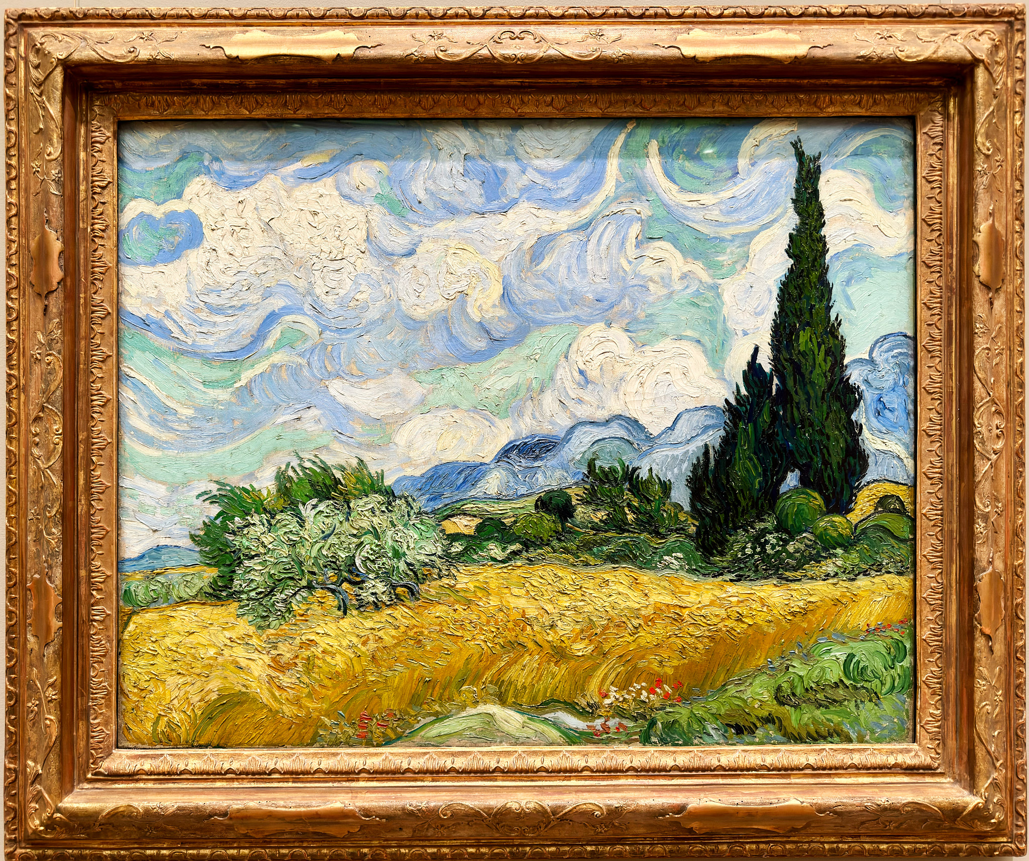 Wheat Field with Cypresses | Van Gogh
